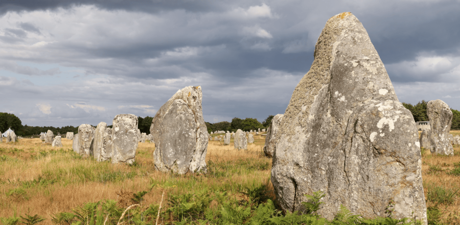 Photo des alignements de Carnac