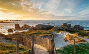 Slow Tourisme en Bretagne : Plage de Meneham
