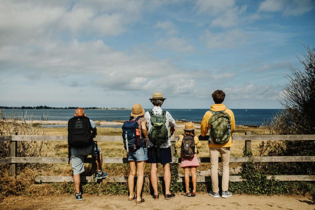 Vue de l’île de Tatihou avec son fort maritime classé au patrimoine mondial de l’UNESCO
