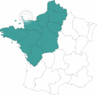 Carte du séjour d'Utah Beach à Cherbourg