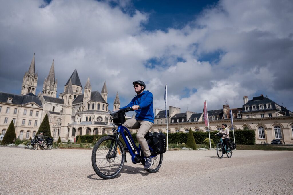 Découverte de Caen à vélo sur la Vélomaritime