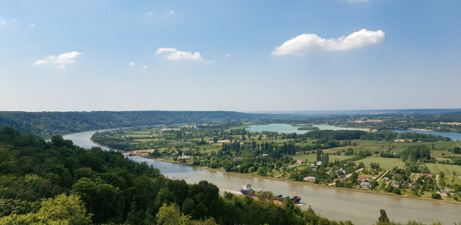 Photo des boucles de Seine, Villequier