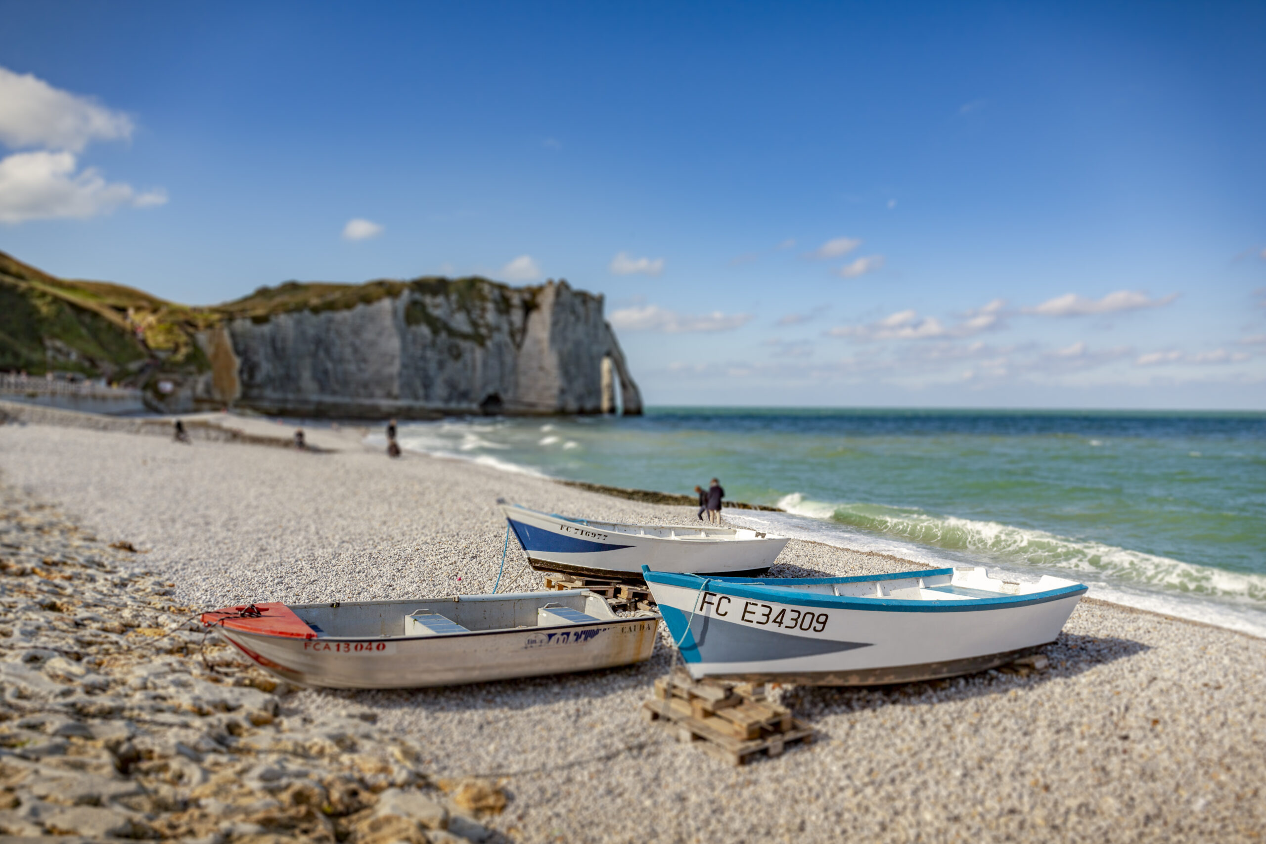 Photo des plages d'Etretat
