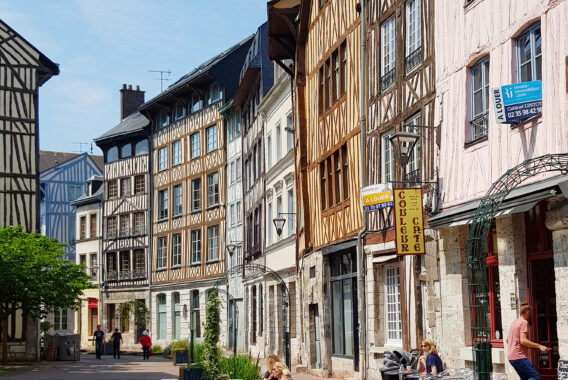 Photo du centre historique de Rouen