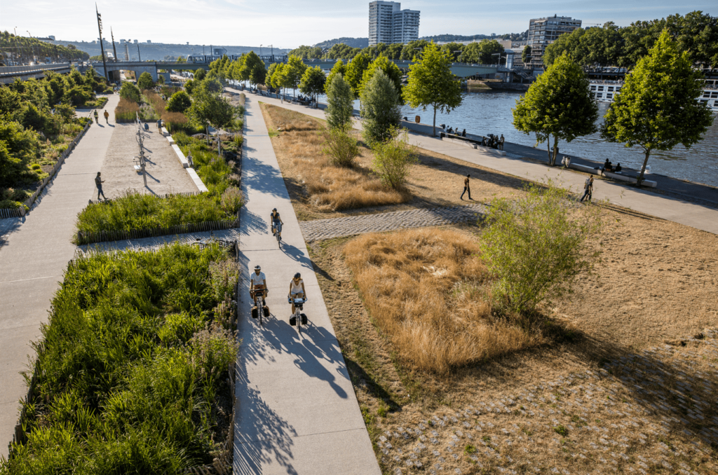 Chemin de la Seine à vélo