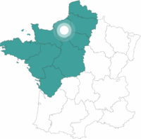 Carte du voyage à vélo de la Seine à vélo