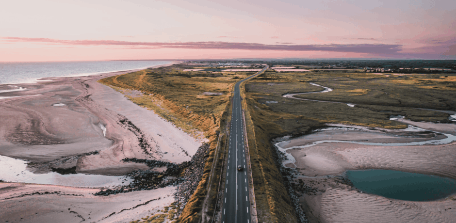 Vue aérienne de Gefosses en Normandie