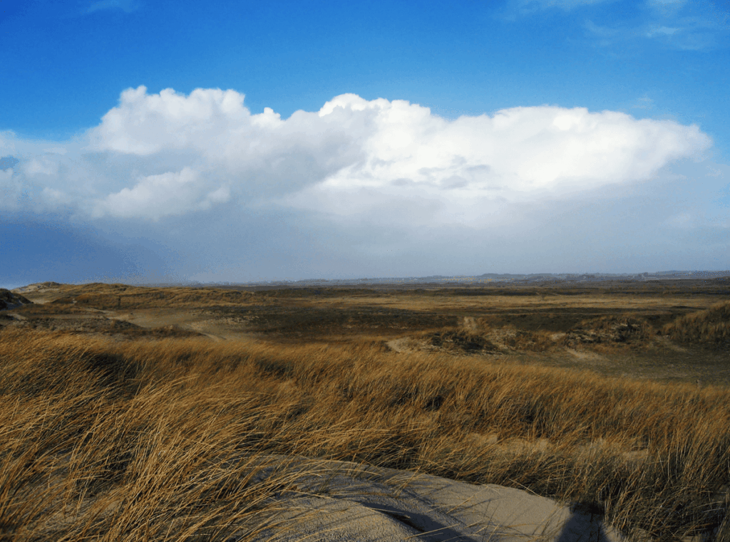 Photo des dunes de Keremma Bretagne. paysage cote bretonne