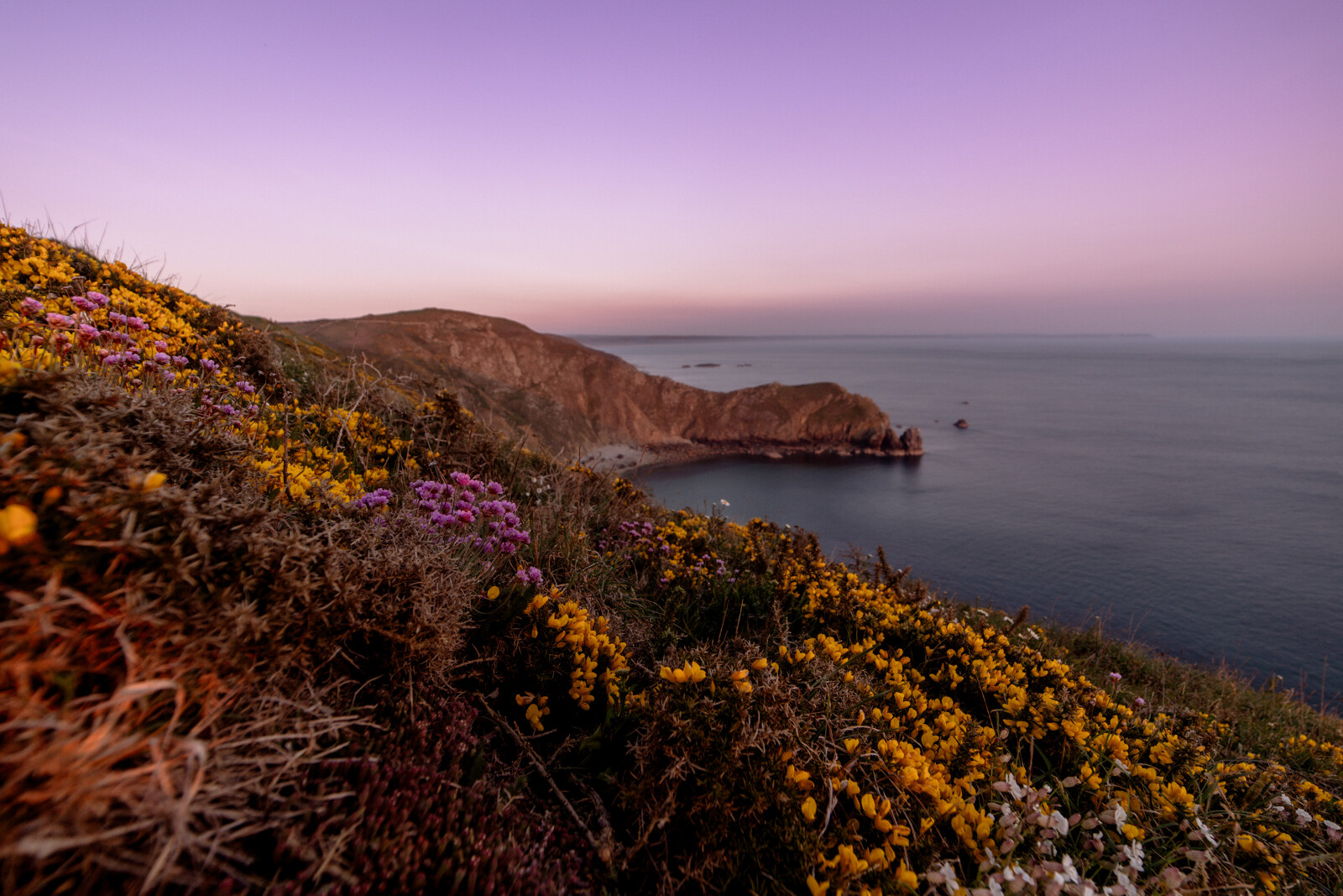 La presqu'île du Cotentin et ses falaises