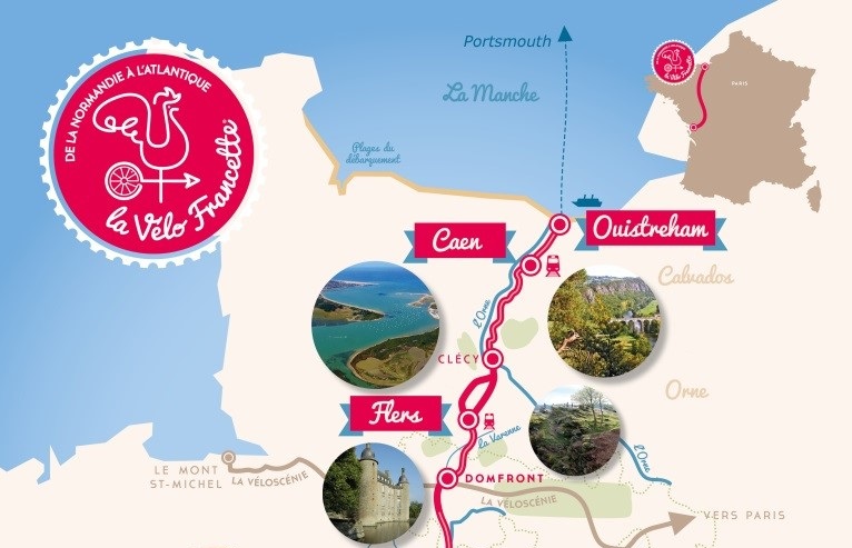 Carte de la vélo francette